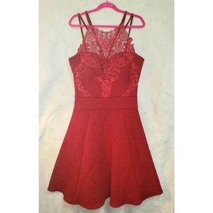 HANDMADE fit and flare dress